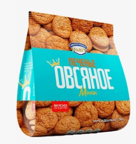 ШТУЧНО Печ. Овсяное МИНИ /Полет/ 300 гр ШТУЧНО   НОВЫЙ ВЕС!!