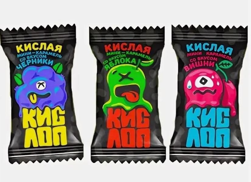 Кр./Sla Sti/ МИНИ SlaSti КИСЛОП с начинкой МИКС  1 кг ШТУЧНО