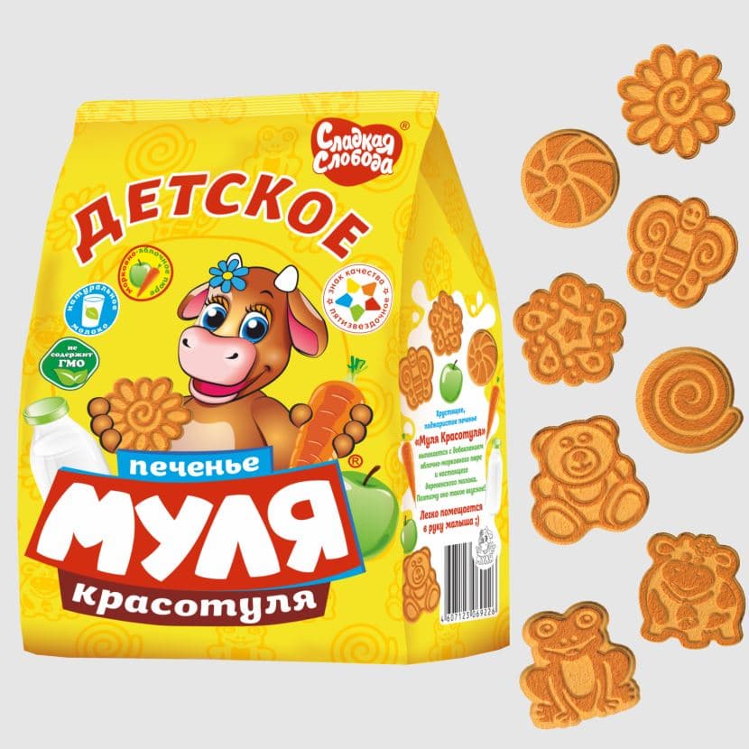 Печ. (ФАС) Муля Красотуля ДЕТСКОЕ  /Сладкая Слобода/ 250 гр ШТУЧНО!!