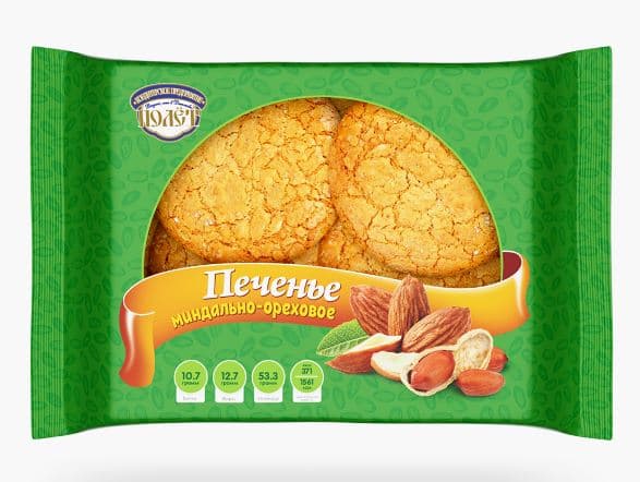 ШТУЧНО Печ. Миндально-ореховое/Полет/ 280 гр ШТУЧНО