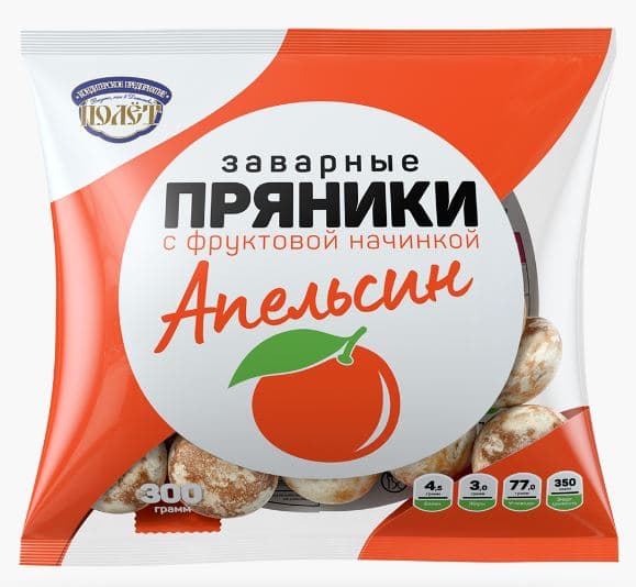 ШТУЧНО Прян. Заварной АПЕЛЬСИН /Полет/ 300 гр ШТУЧНО