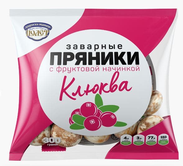 ШТУЧНО Прян. Заварной КЛЮКВА /Полет/ 300 гр ШТУЧНО