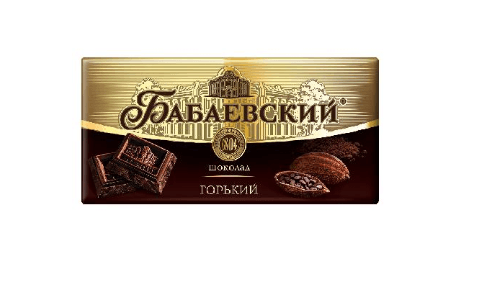 ШОКОЛАД Бабаевский горький 1/75 / 19  шт