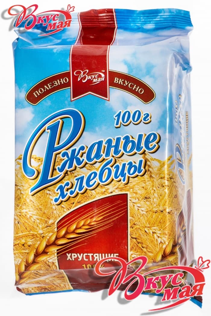 (ФАС) Хлебцы Ржаные /Вкус мая/ 100 гр ШТУЧНО      ПОСТНЫЕ