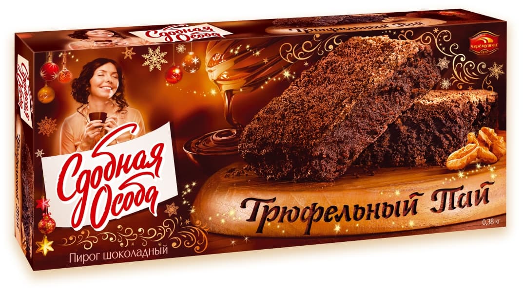 Пирог Трюфельный пай /Черёмушки/ 380гр/ 1шт