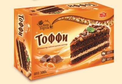 Торт Тоффи /Черёмушки/ 380 гр/ 1шт