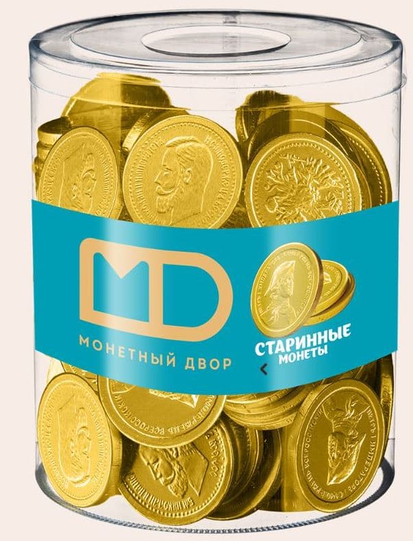 Ш-д./Монет.двор/ ШОКО монеты Старинные БАНКА 6 гр 120 шт