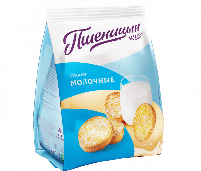 Сух.(ФАС) Пшеницин МОЛОЧНЫЕ ЛЮКС /Агеев/ 200 гр  ШТУЧНО