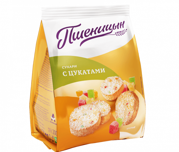 Сух.(ФАС) Пшеницин С ЦУКАТАМИ /Агеев/ 200 гр  ШТУЧНО