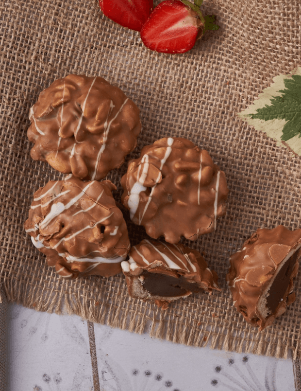 Печ. Экзотическое (Экзотика) с арахисом и изюмом в КАРАМЕЛЬНОЙ глазури   /МОСКОВСВИТС/ 2 кг