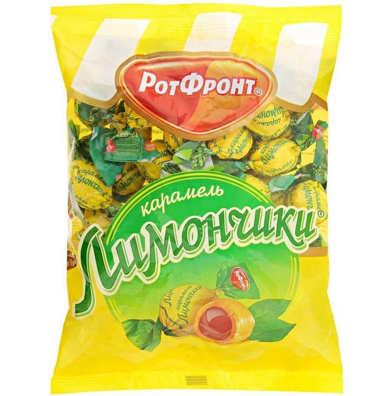 КАРАМЕЛЬ Лимончики фас 1/250 ШТУЧНО