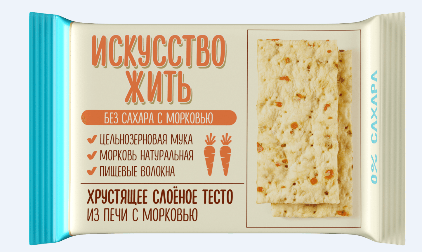 ШТУЧНО Слоеный десерт с морковью Искусство Жить /Полет/ 200 гр ШТУЧНО