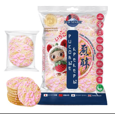 КРЕКЕР РИС FUJI SENBEI КЛУБНИКА 106Г